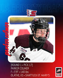 Parker Colmer Drafted 17th Overall by Spokane Chiefs in WHL U.S. Draft