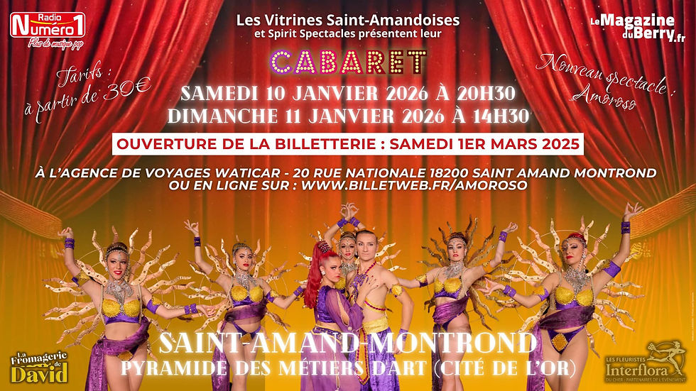 CABARET NOUVEAU SPECTACLE "AMOROSO"