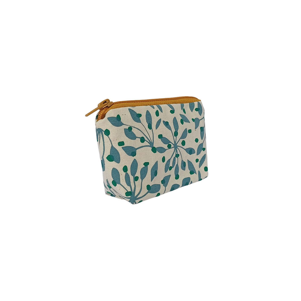 Miniature : Mini Pochette bouquet bleu