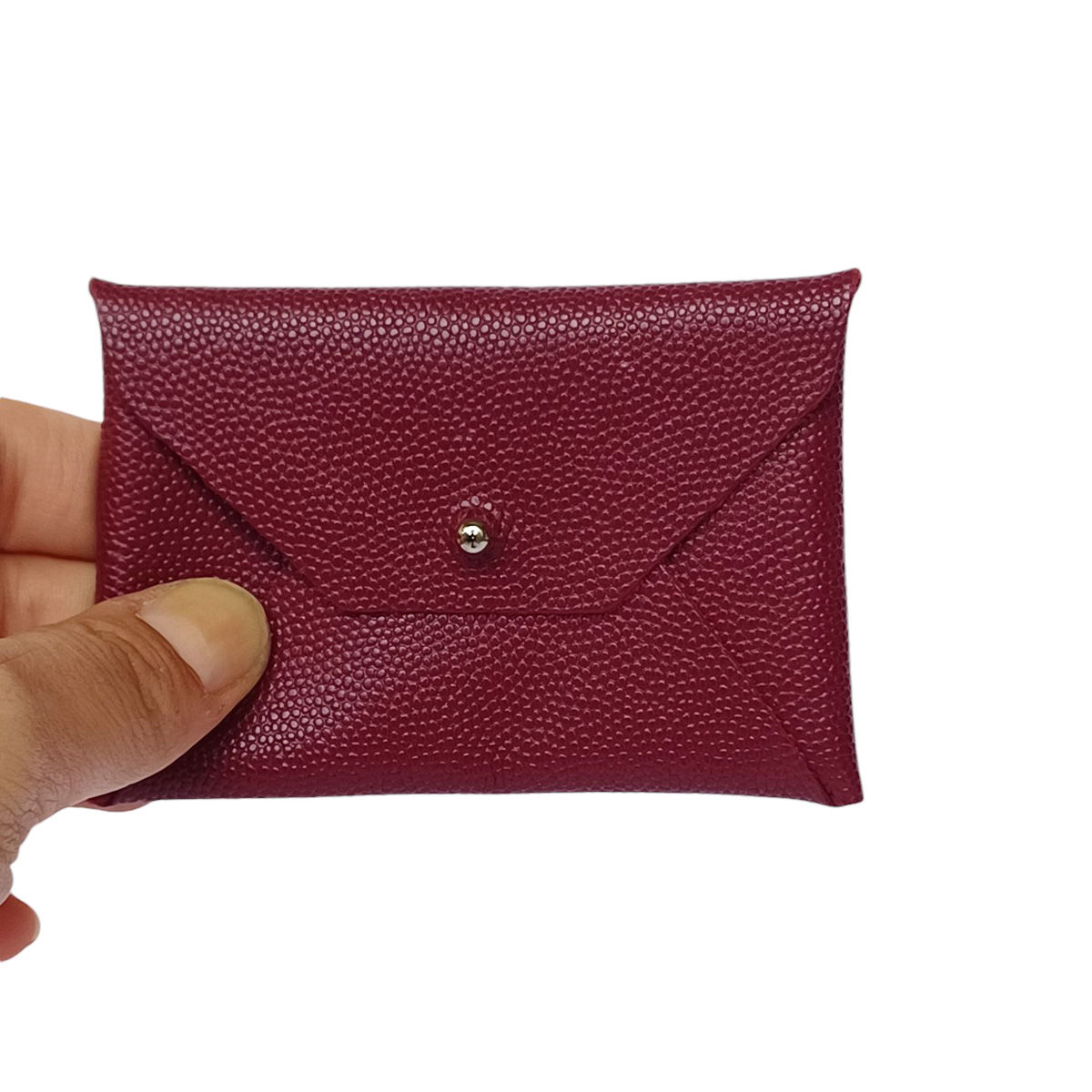 Enveloppe à cartes bordeaux