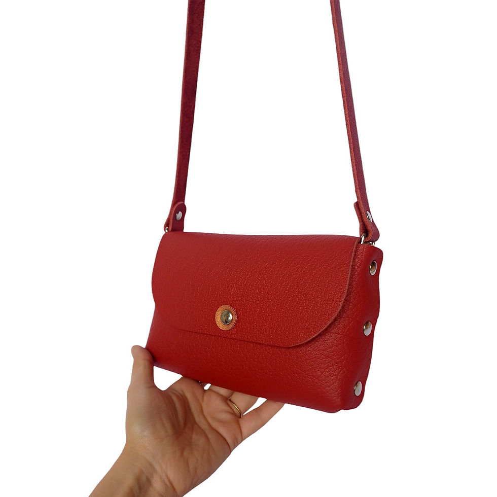 Miniature : P'tit sac à main rouge