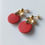 Miniature : Boucles d'oreilles P'tit Fruits Rouge Ocre