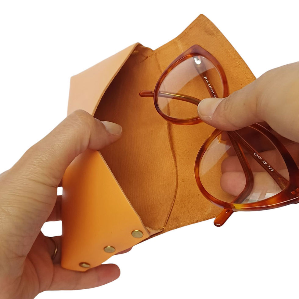 Miniature : Étui à lunettes Orange melon