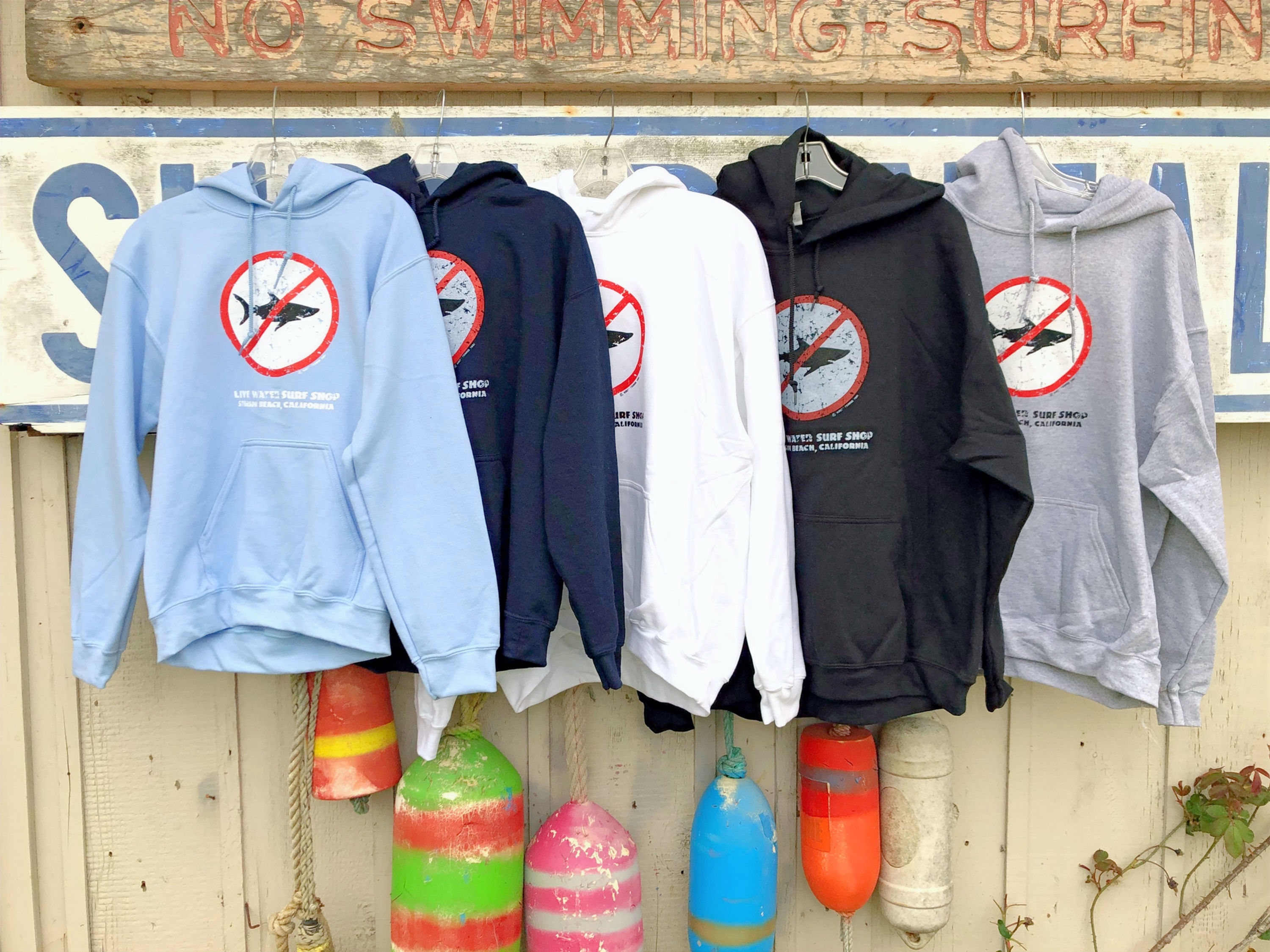 No Sharks Adult Sweatshirt