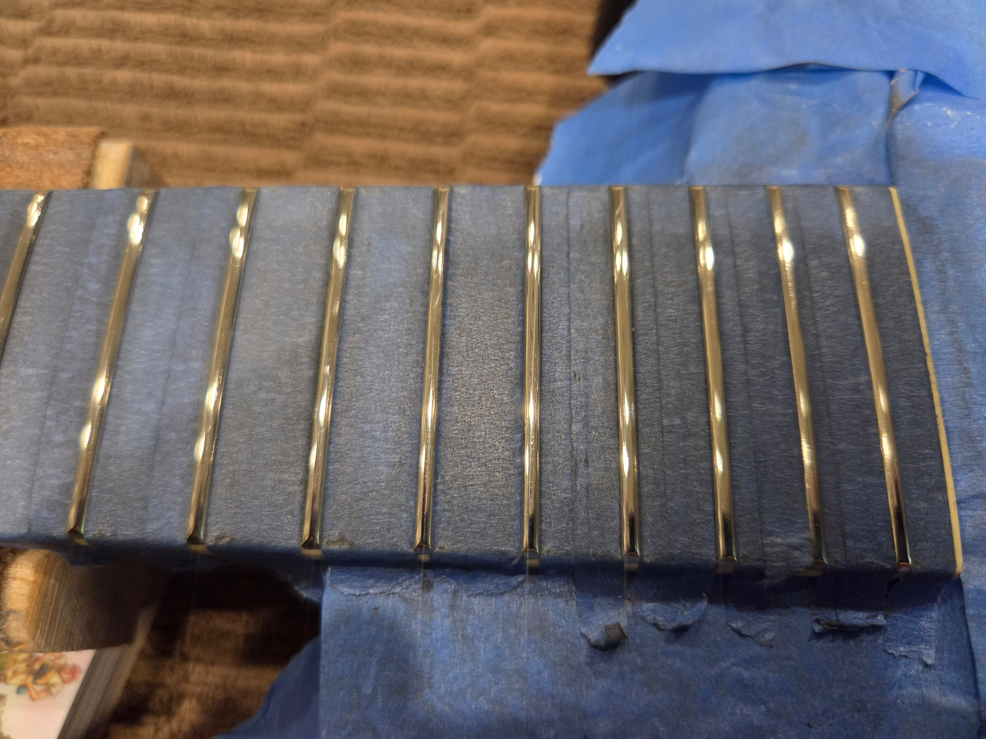 Copper Foil Shielding and Mirror Polished Frets