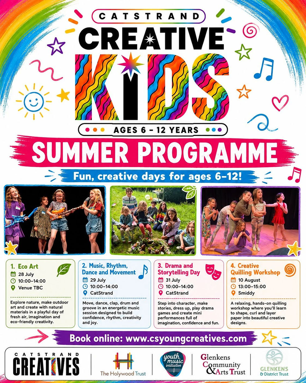 What's on? - Creative Kids Summer Programme
