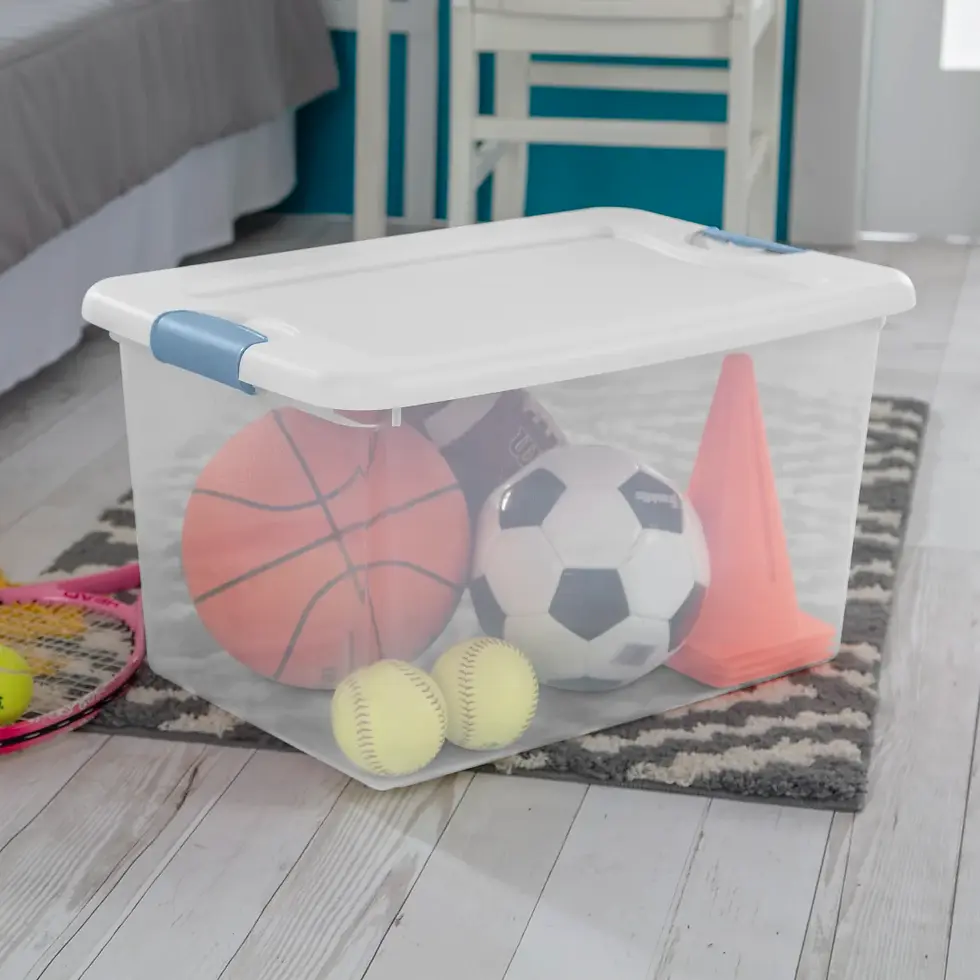 Thumbnail: Sterilite 64 Qt Latching Storage Tote