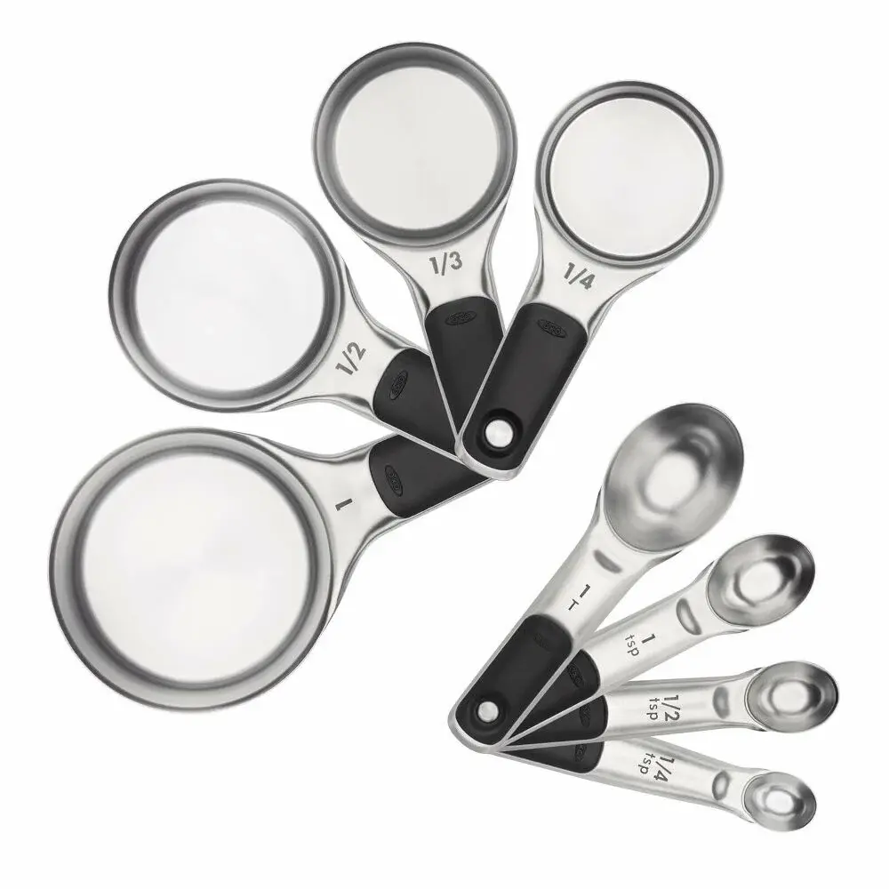 Oxo Stainless Steel Measuring Cups and Spoons Set