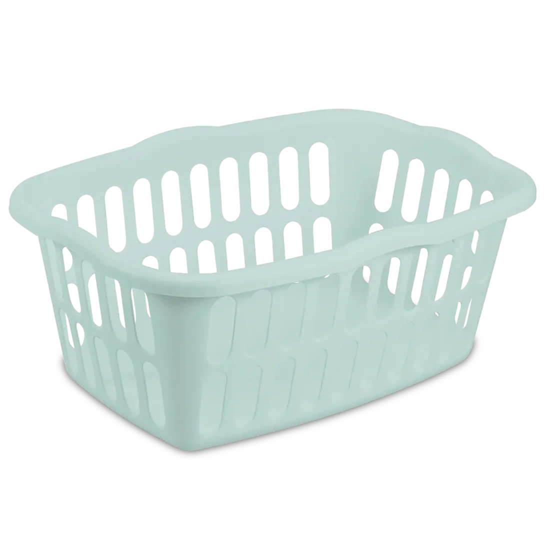 Sterilite 1.5 Bu Laundry Basket Blue