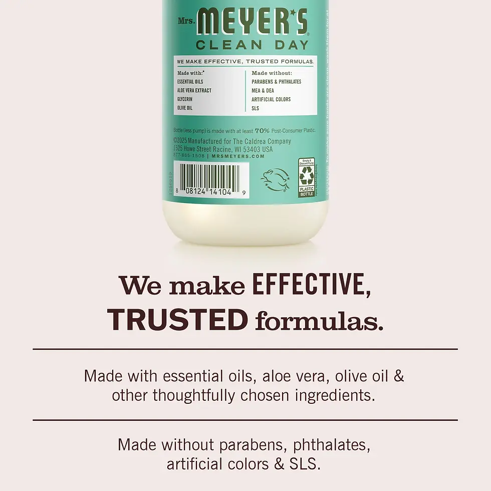 Thumbnail: Mrs. Meyers Liquid Hand Soap Basil - 12.5 fl oz