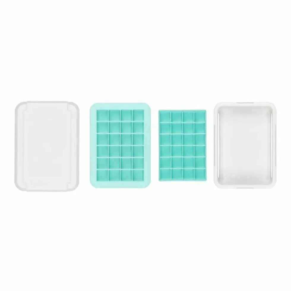 Thumbnail: Oxo Covered Silicone Ice Cube Tray-Cocktail Cubes