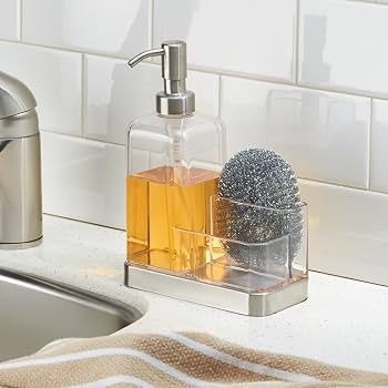 Thumbnail: Interdesign Clear Soap/Sponge Sink Organiser