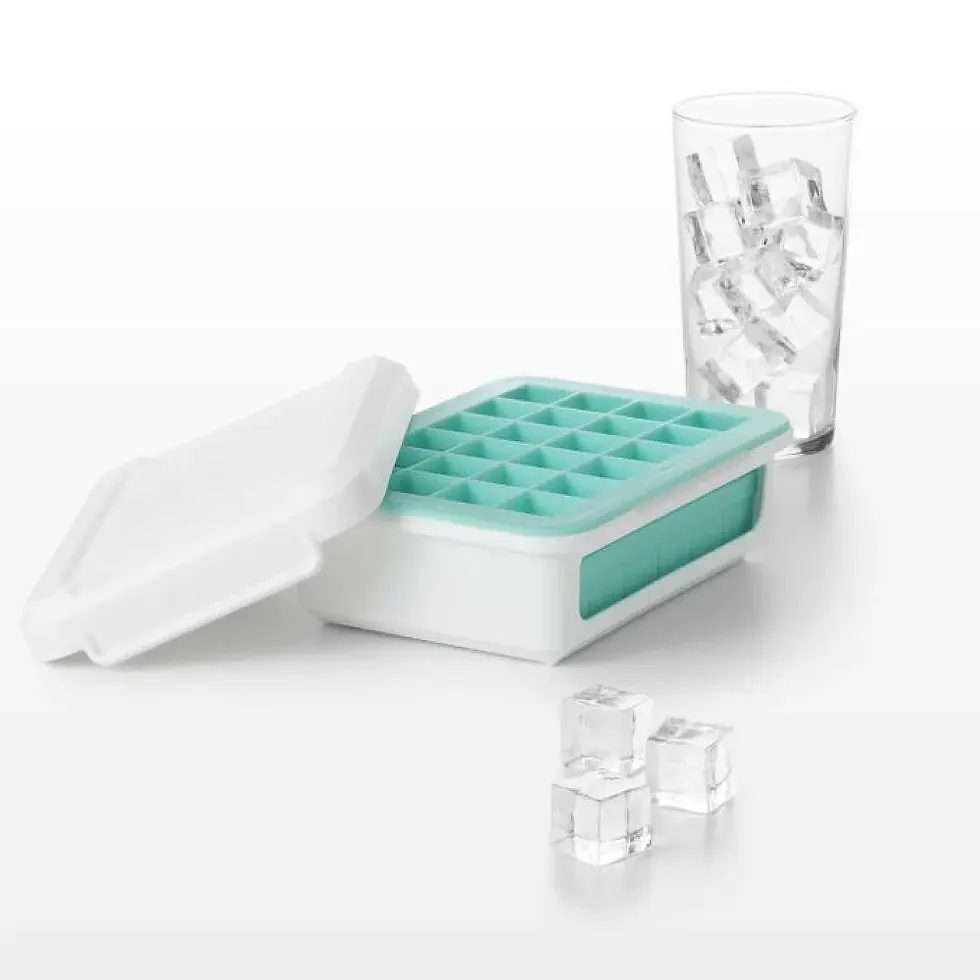 Thumbnail: Oxo Covered Silicone Ice Cube Tray-Cocktail Cubes