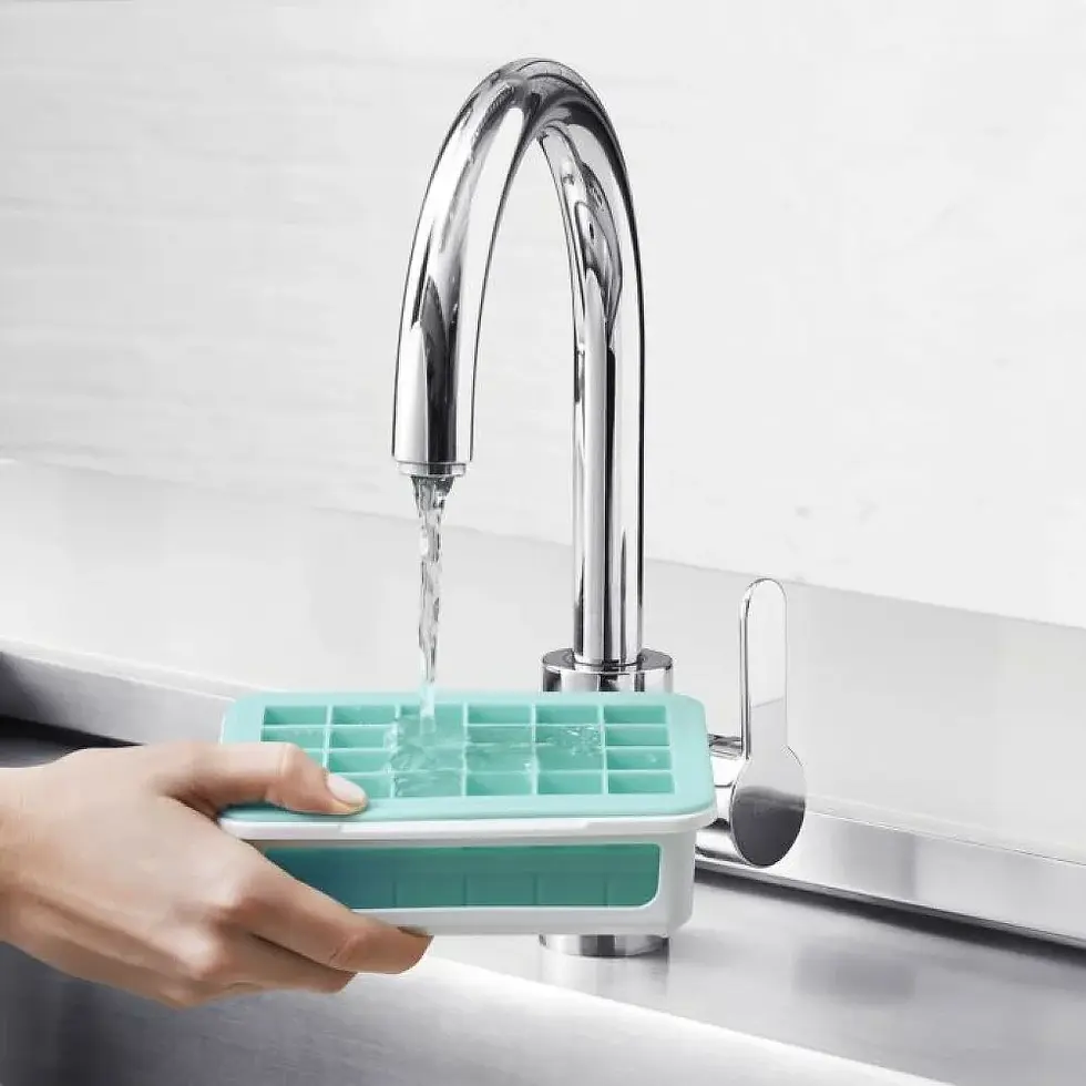 Thumbnail: Oxo Covered Silicone Ice Cube Tray-Cocktail Cubes