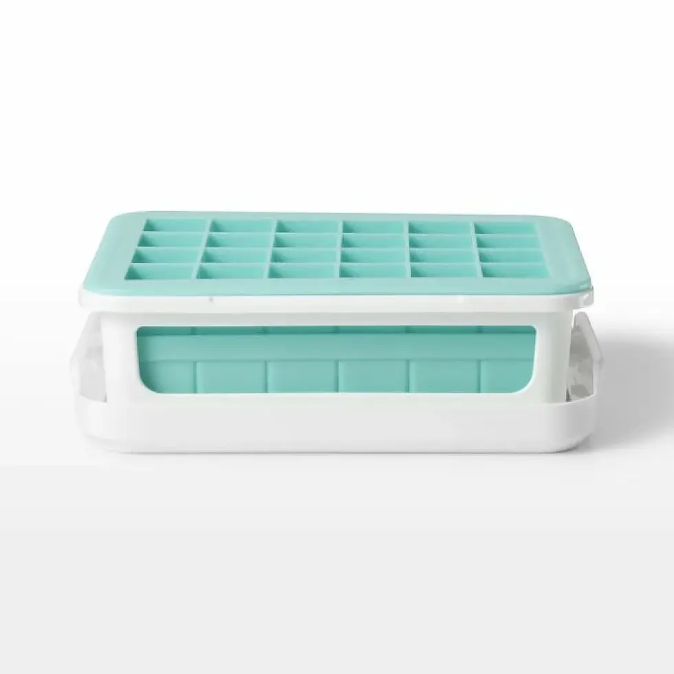 Thumbnail: Oxo Covered Silicone Ice Cube Tray-Cocktail Cubes