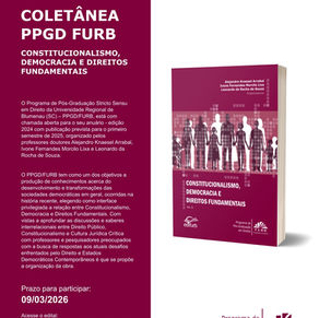 Edital Aberto - Anuário "Constitucionalismo, Democracia e Direitos Fundamentais, Volume 6"