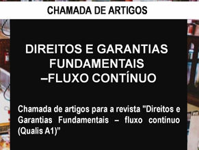 CHAMADA DE ARTIGOS QUALIS A1