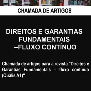 CHAMADA DE ARTIGOS QUALIS A1