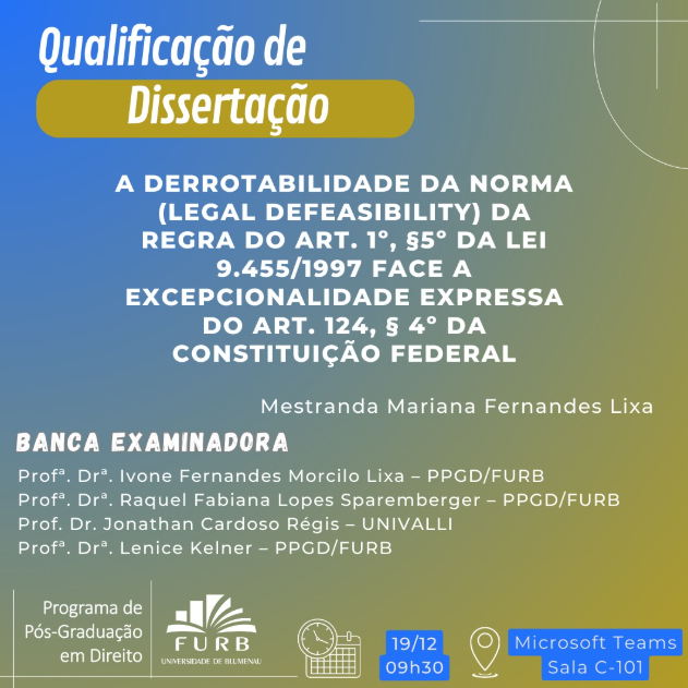 Qualificação - Mariana Fernandes Lixa (Turma 2024)