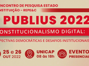 Edital aberto para submissão de resumo - X Publius 2022