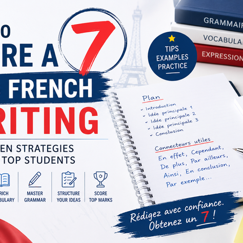 How to Score a 7 in IB French Writing: Proven Strategies from Top Students