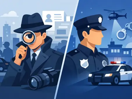 Private Investigator vs Police: Who Can Help?