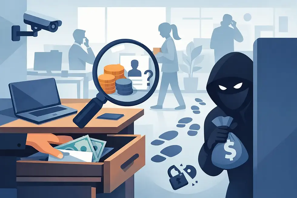 Top Signs of Workplace Theft Employers Should Watch
