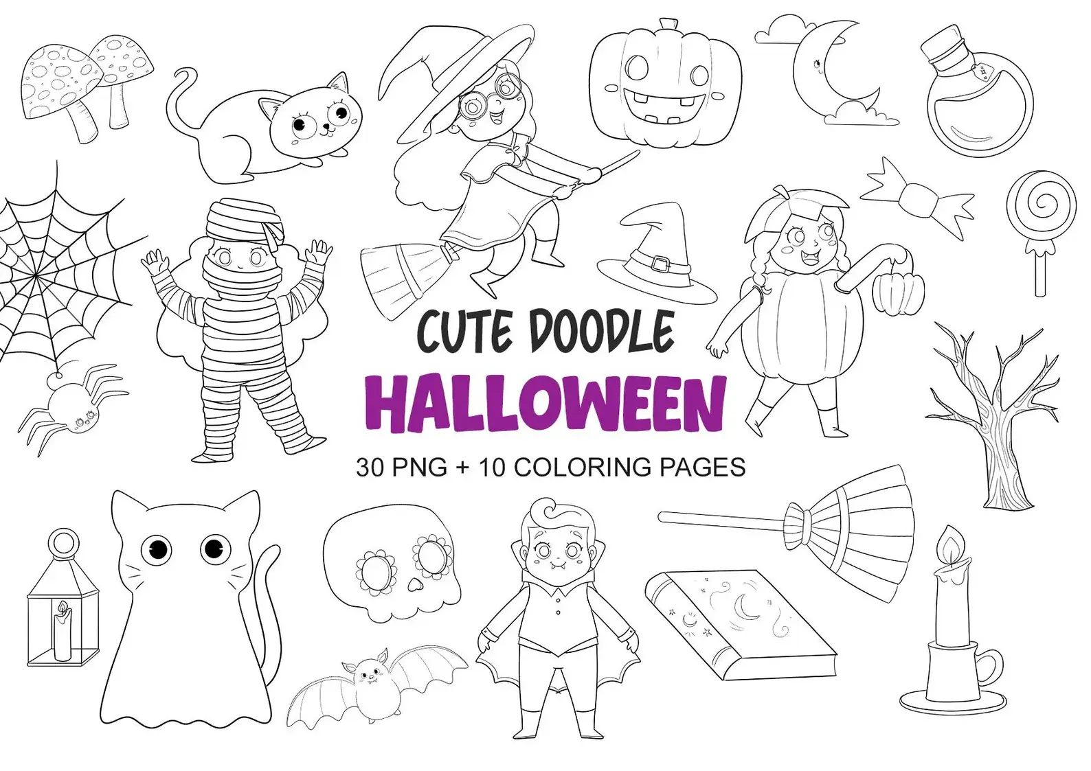 Atividade para colorir tema dia das bruxas halloween