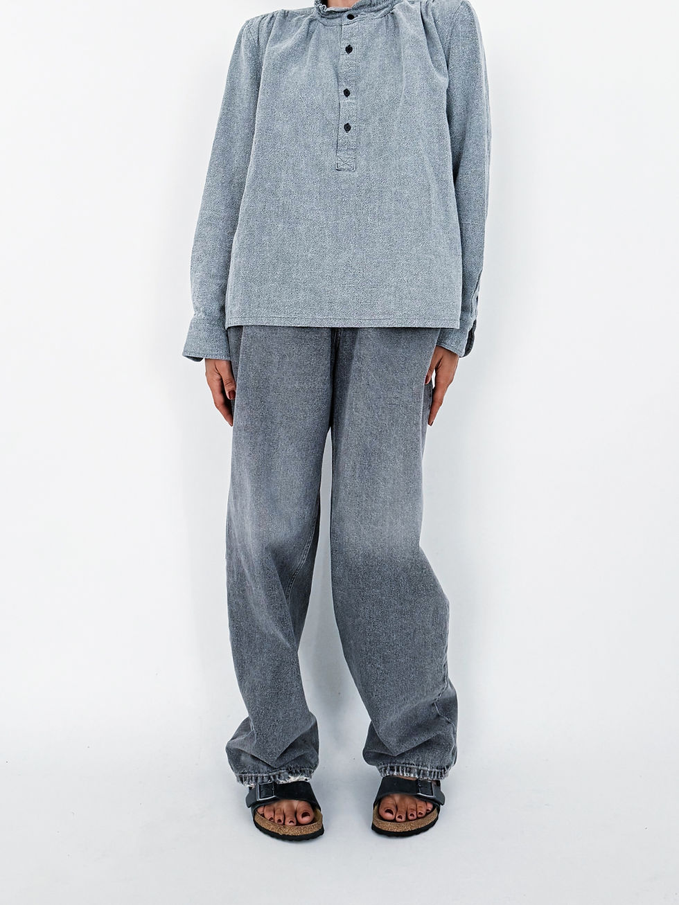 Miniature : Crop Marcela Oxford Grey