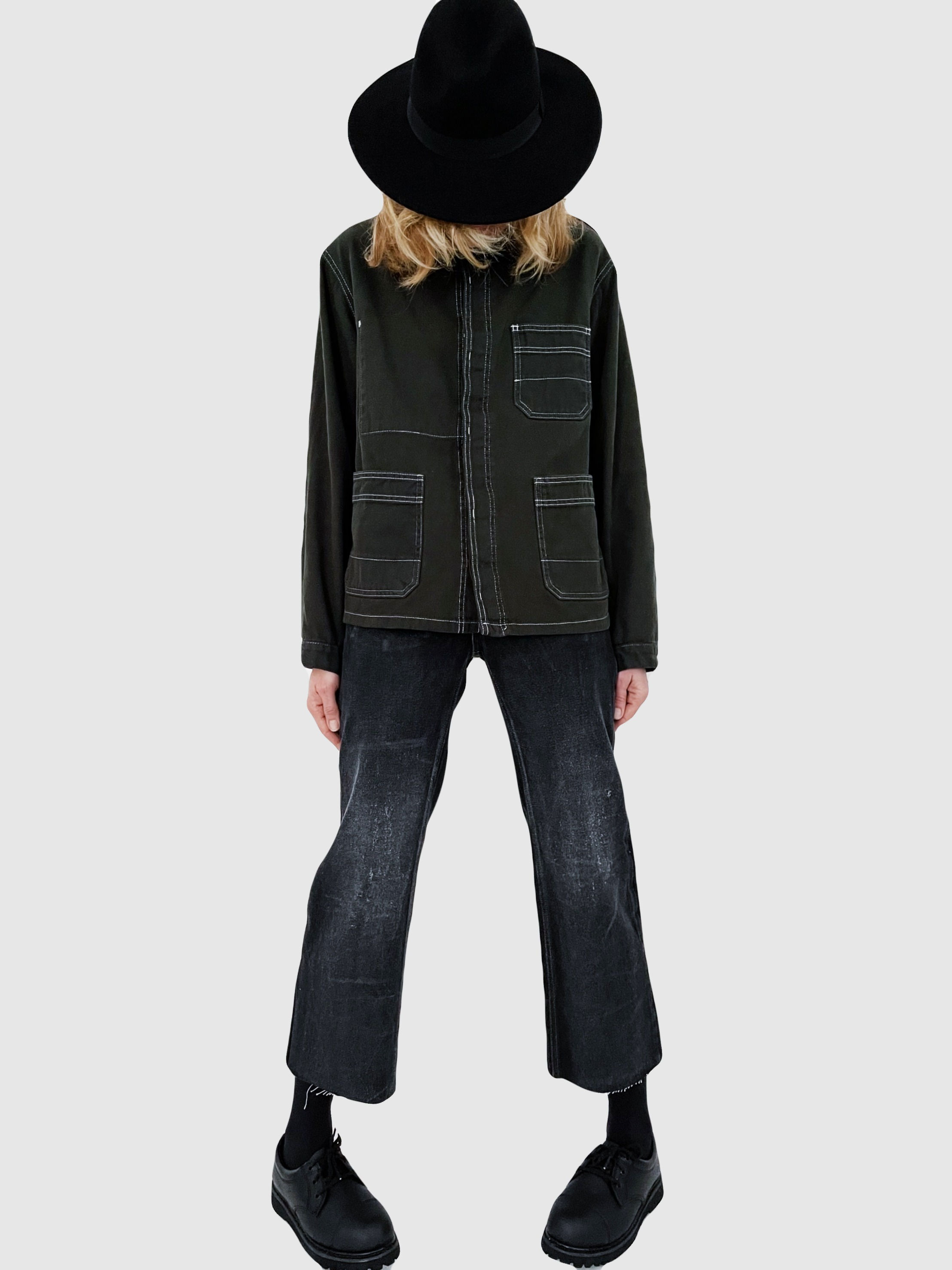 Work Jacket US. Charbon