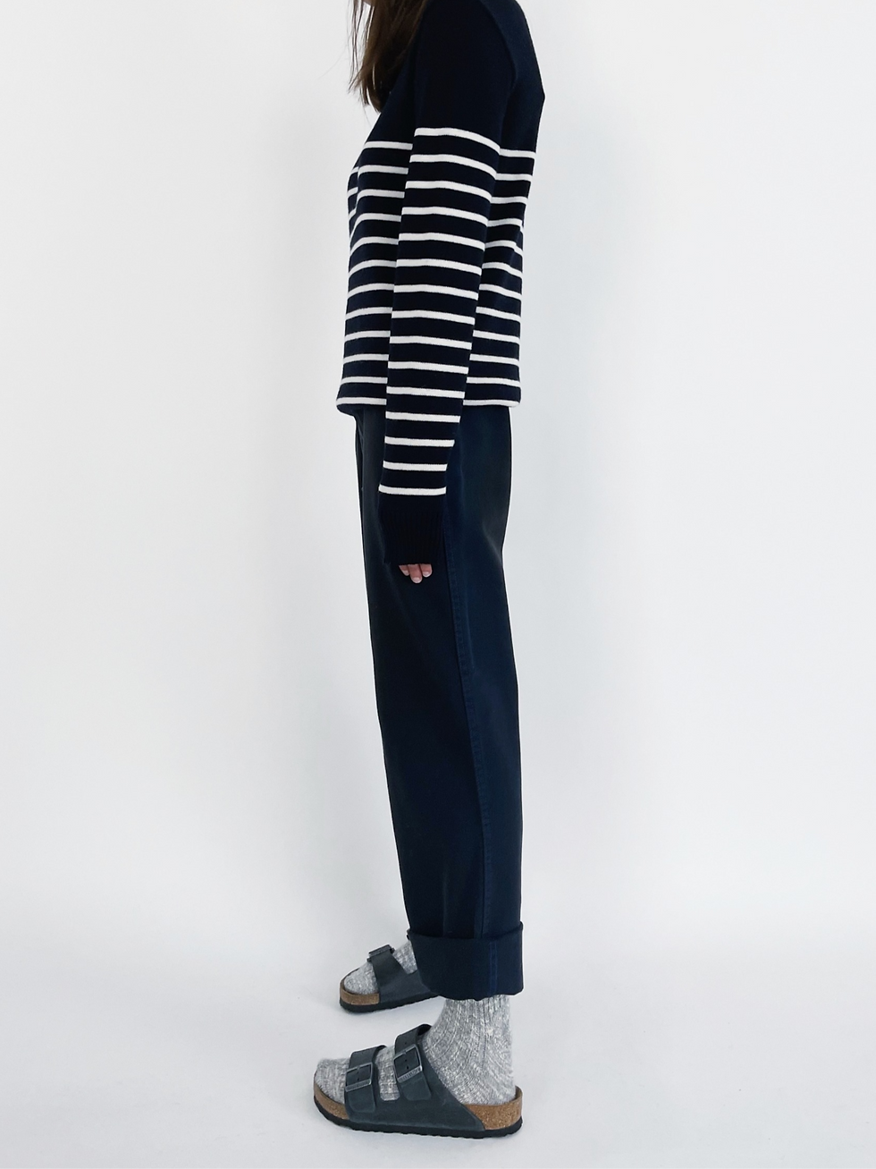 Miniature : Work Pant UK. Navy Brown