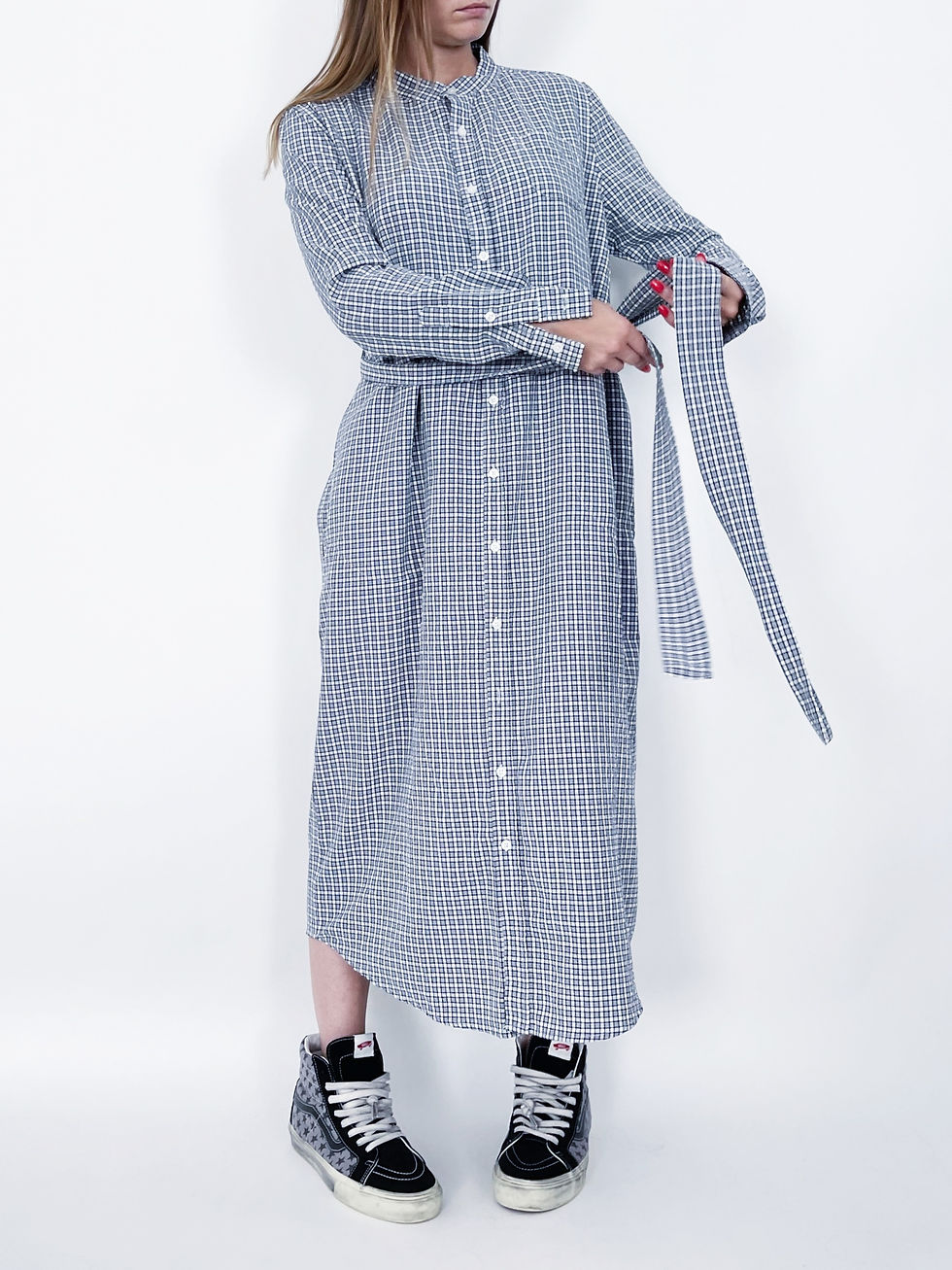 Miniature : Blouse Mini Waffle Navy