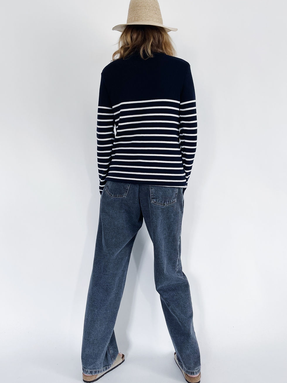 Miniature : Elastic Baggy Jeans Gris
