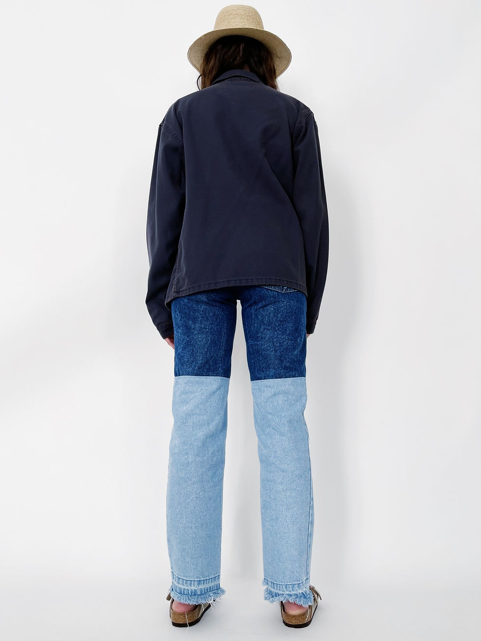 Miniature : New Work Jacket UK. Grey Navy