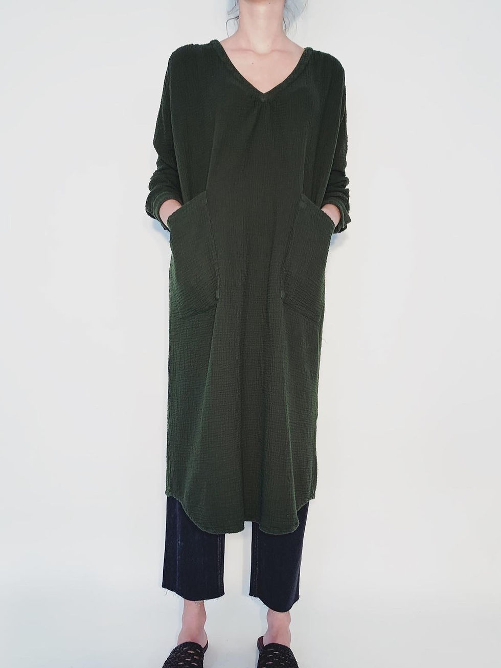 Miniature : New Maggy Crepon Vert Anglais