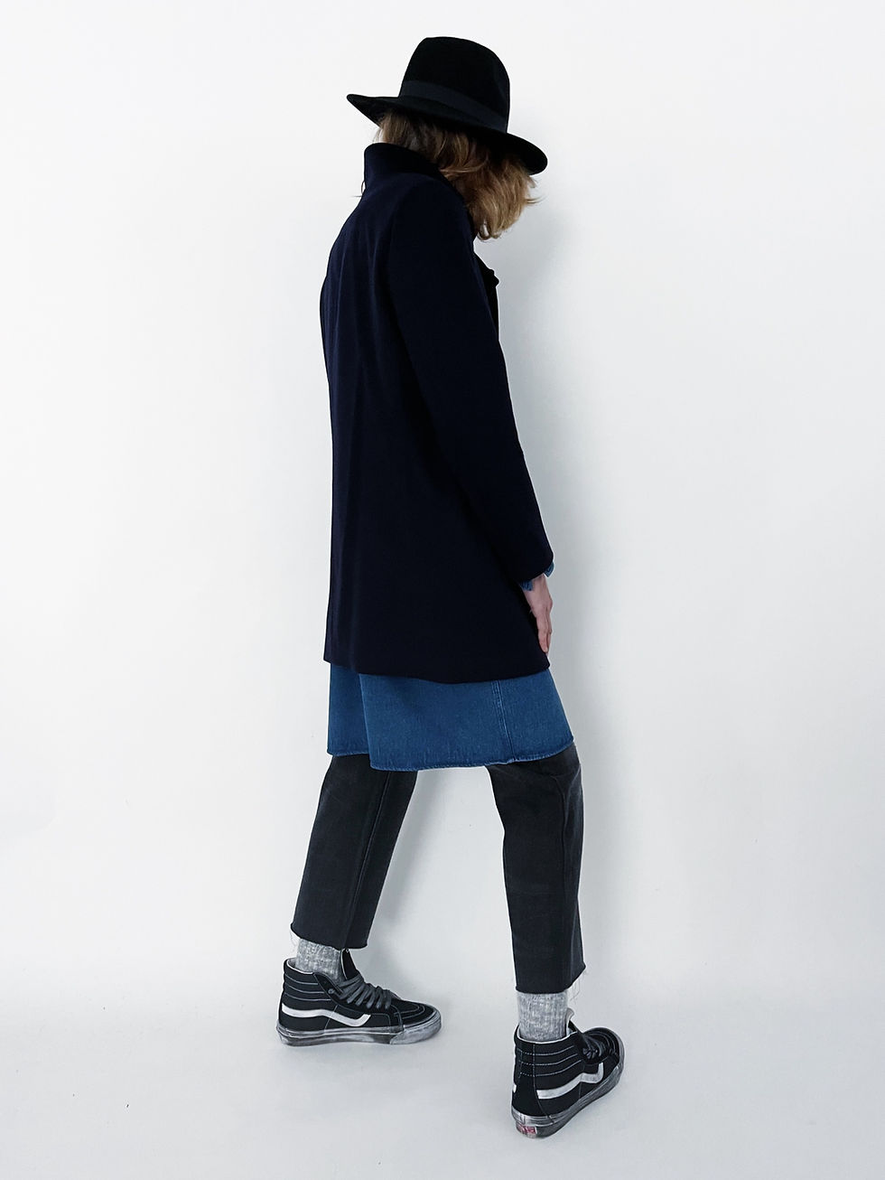 Miniature : Wool Jacket UK. Marine