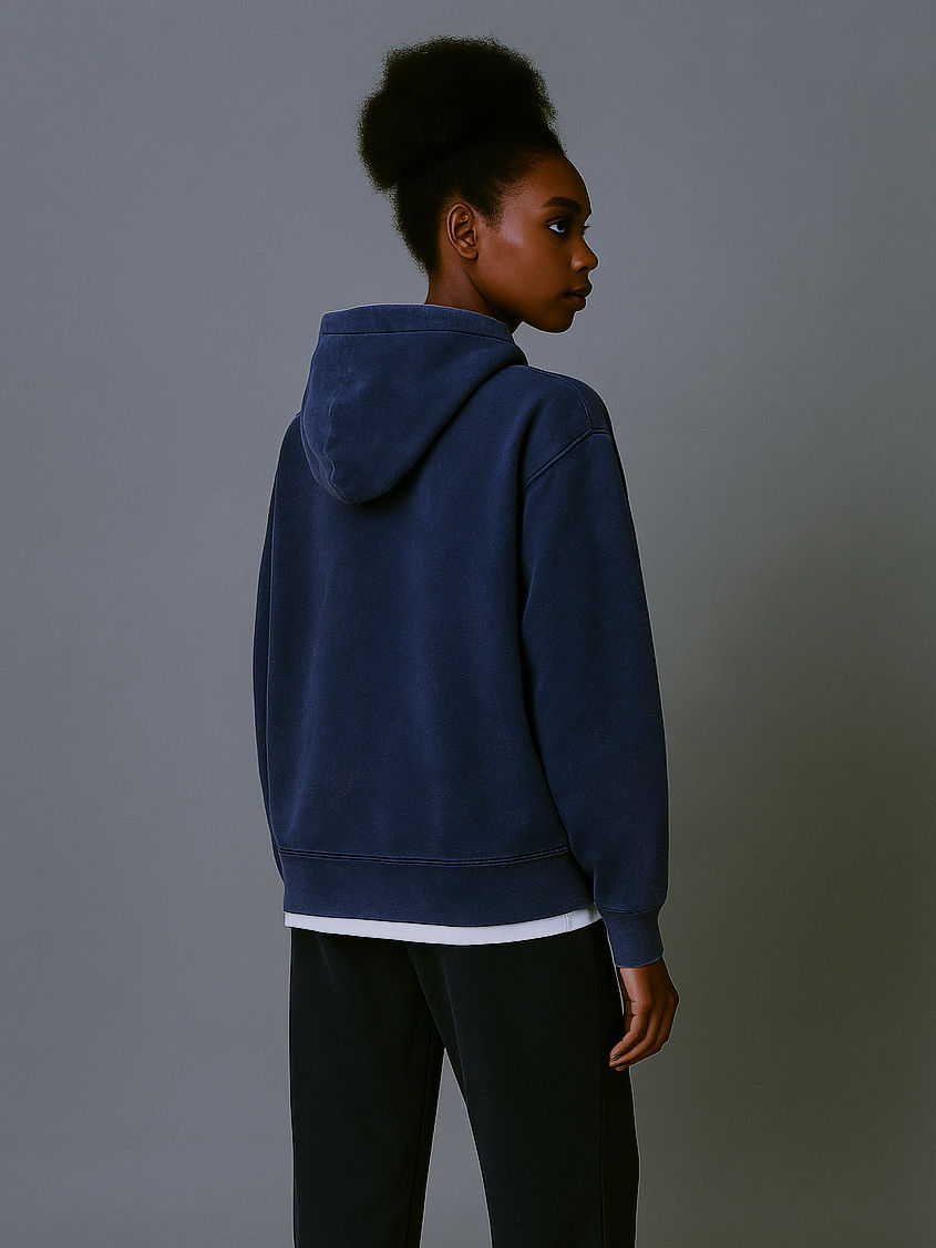 Miniature : Aged Hoodie Navy