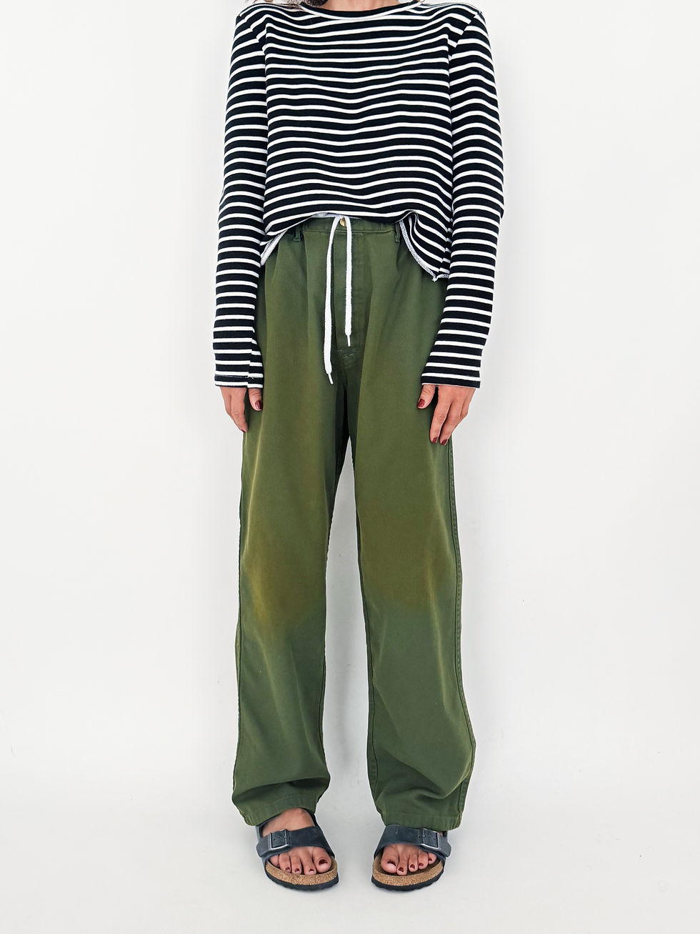 Miniature : Petit Baggy Pant UK. Dark Green