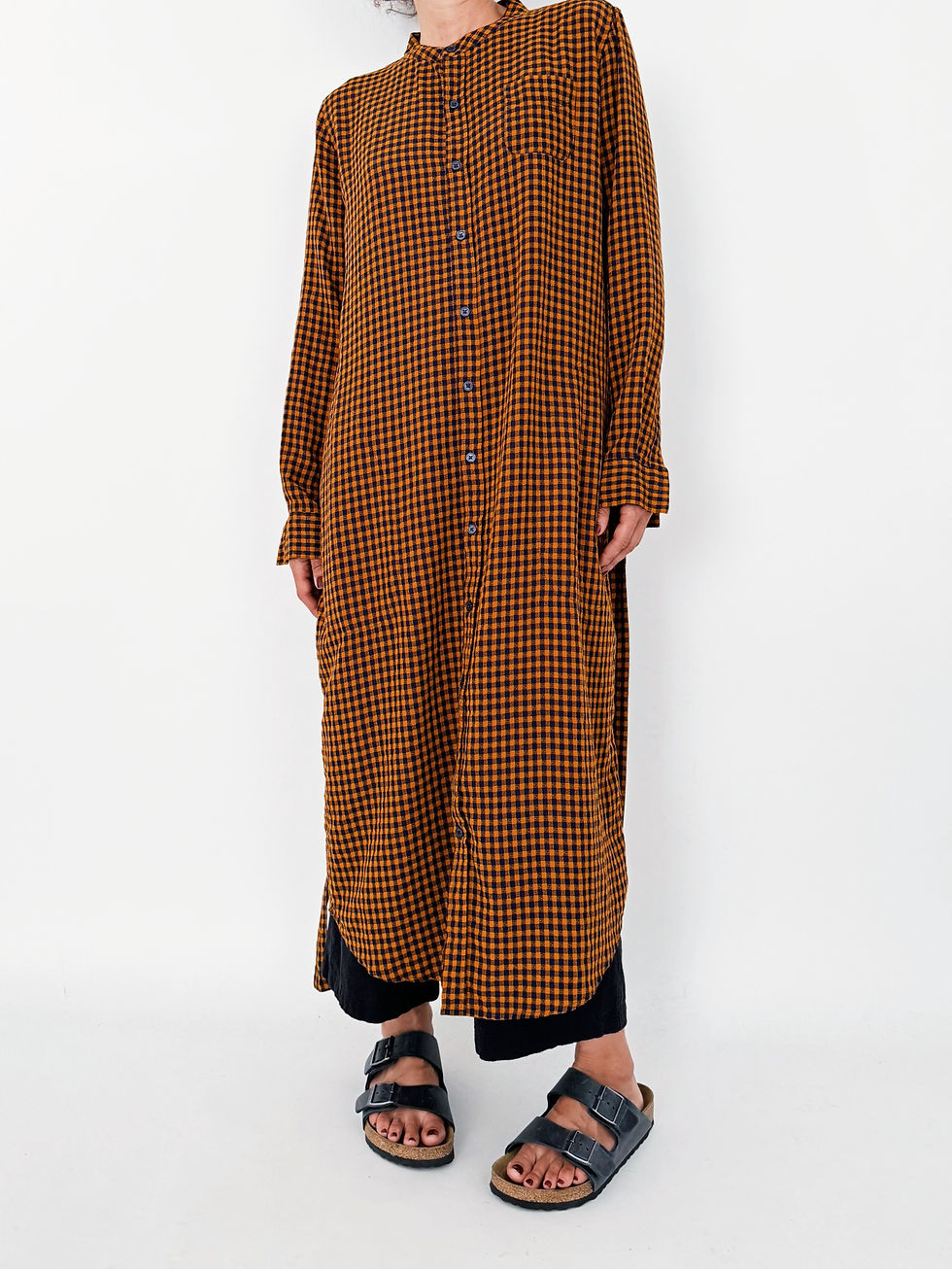 Miniature : Blouse Vichy Star Navy Burnt Orange
