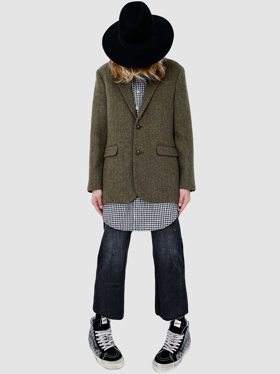Miniature : Blazer Jacket Tweed Kaki