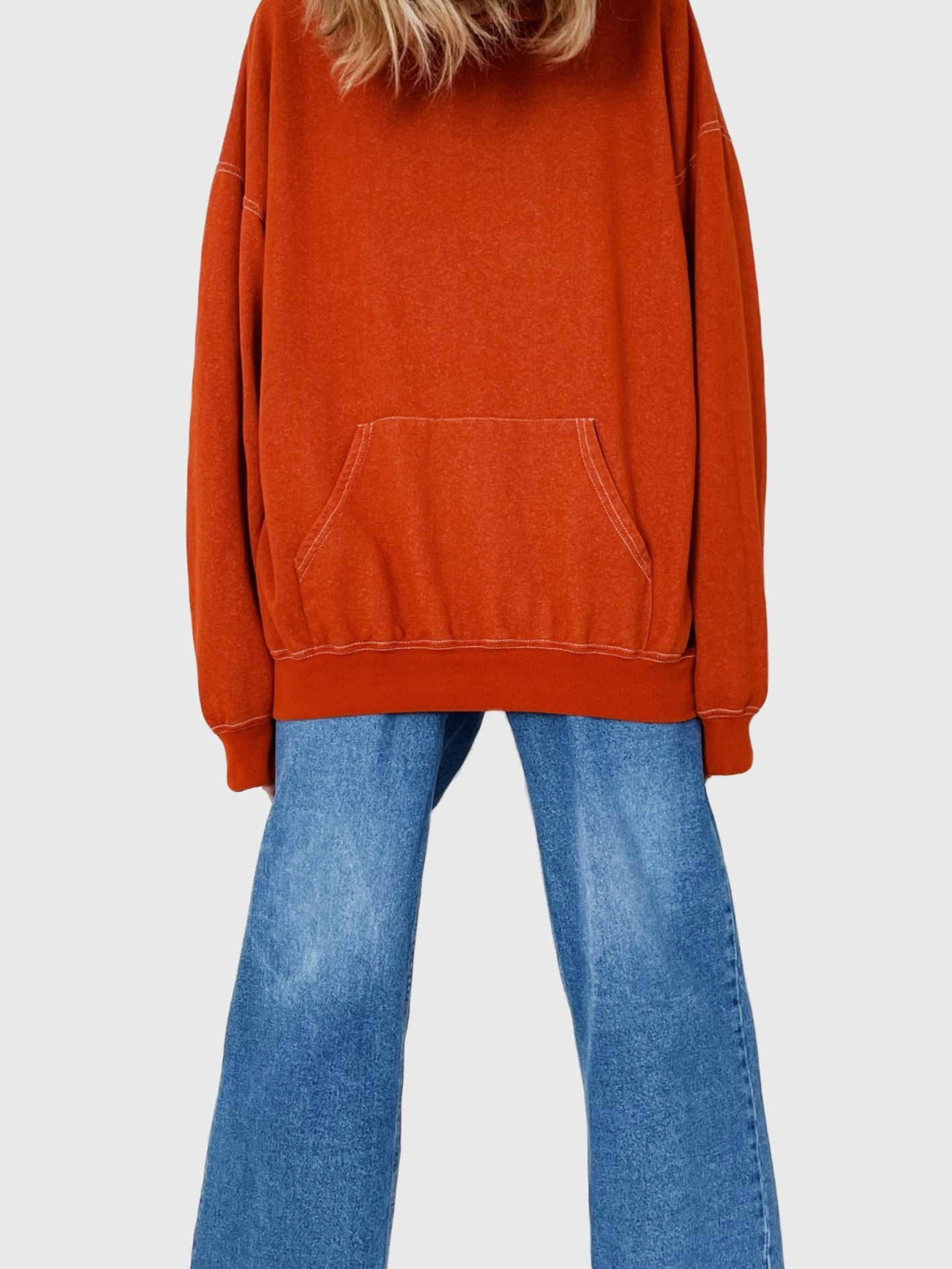 Oversized Hoodie Tangerine