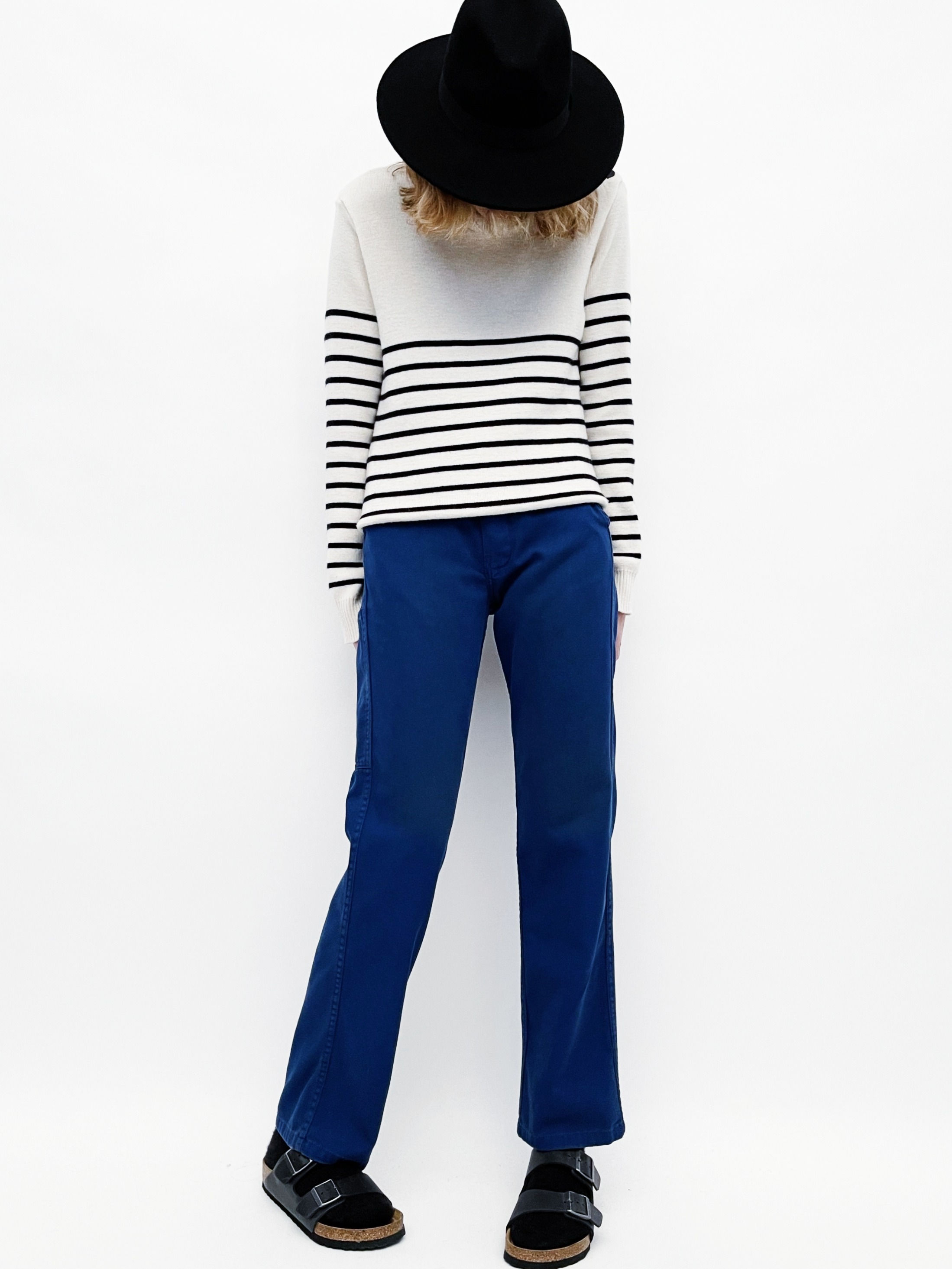 Work Pant UK. Blue Moka