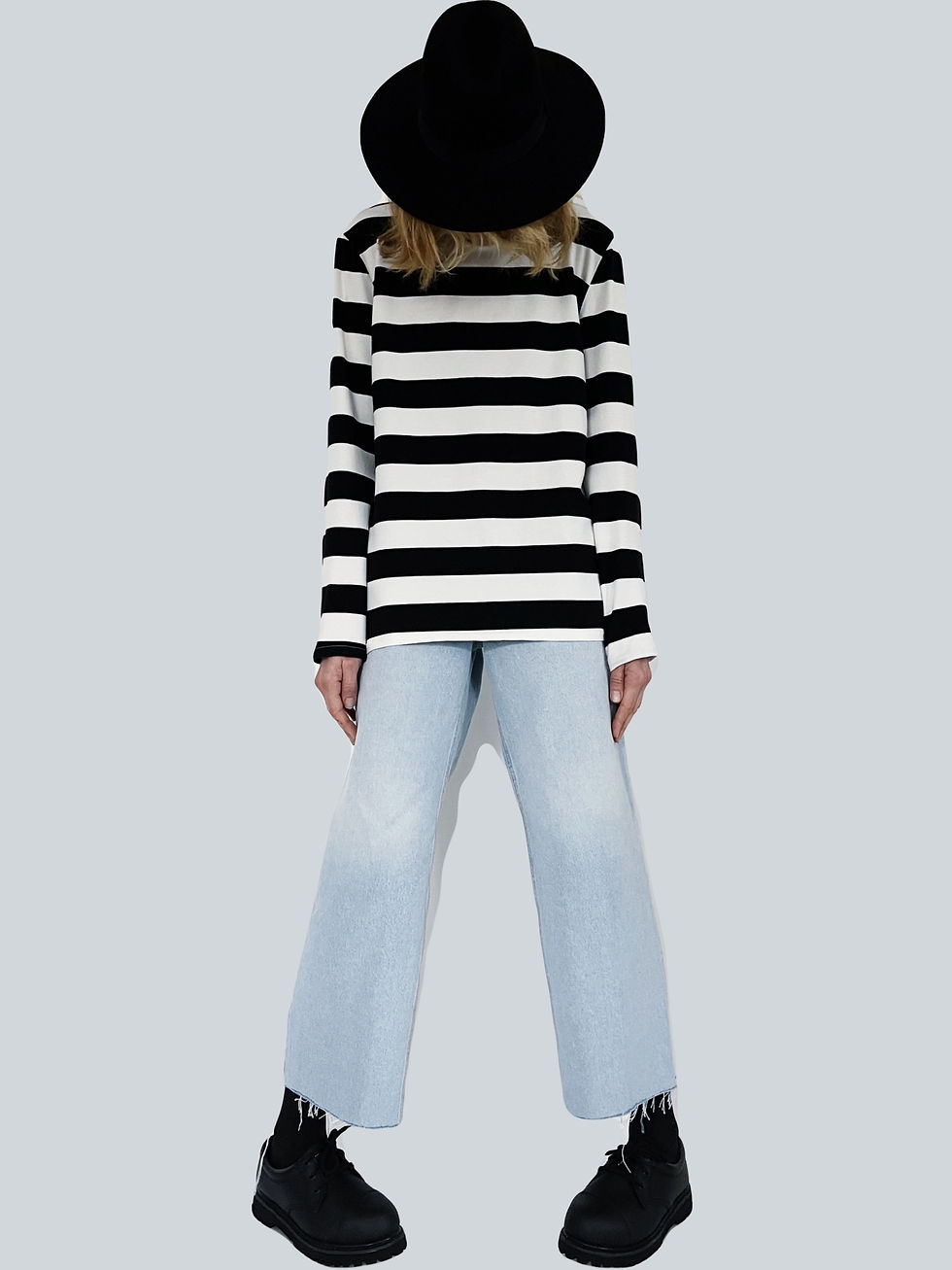 Miniature : Tshirt Marin GR Noir Blanc