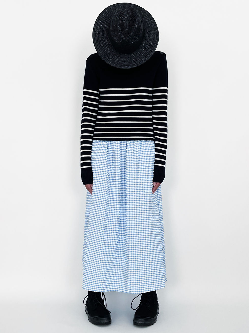 Miniature : Suzanne Skirt Vichy Love Ciel