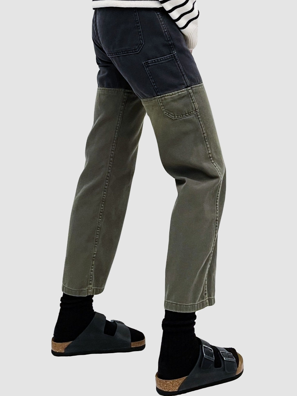 Miniature : Work Pant ISR. Grey Blue - Khaki