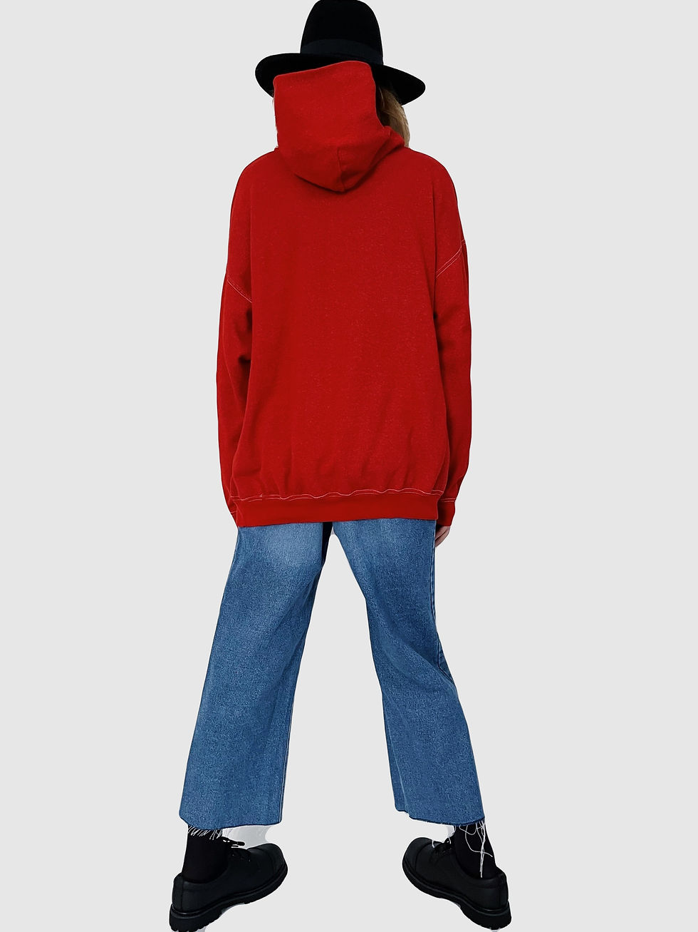 Miniature : Oversized Hoodie Fire Red