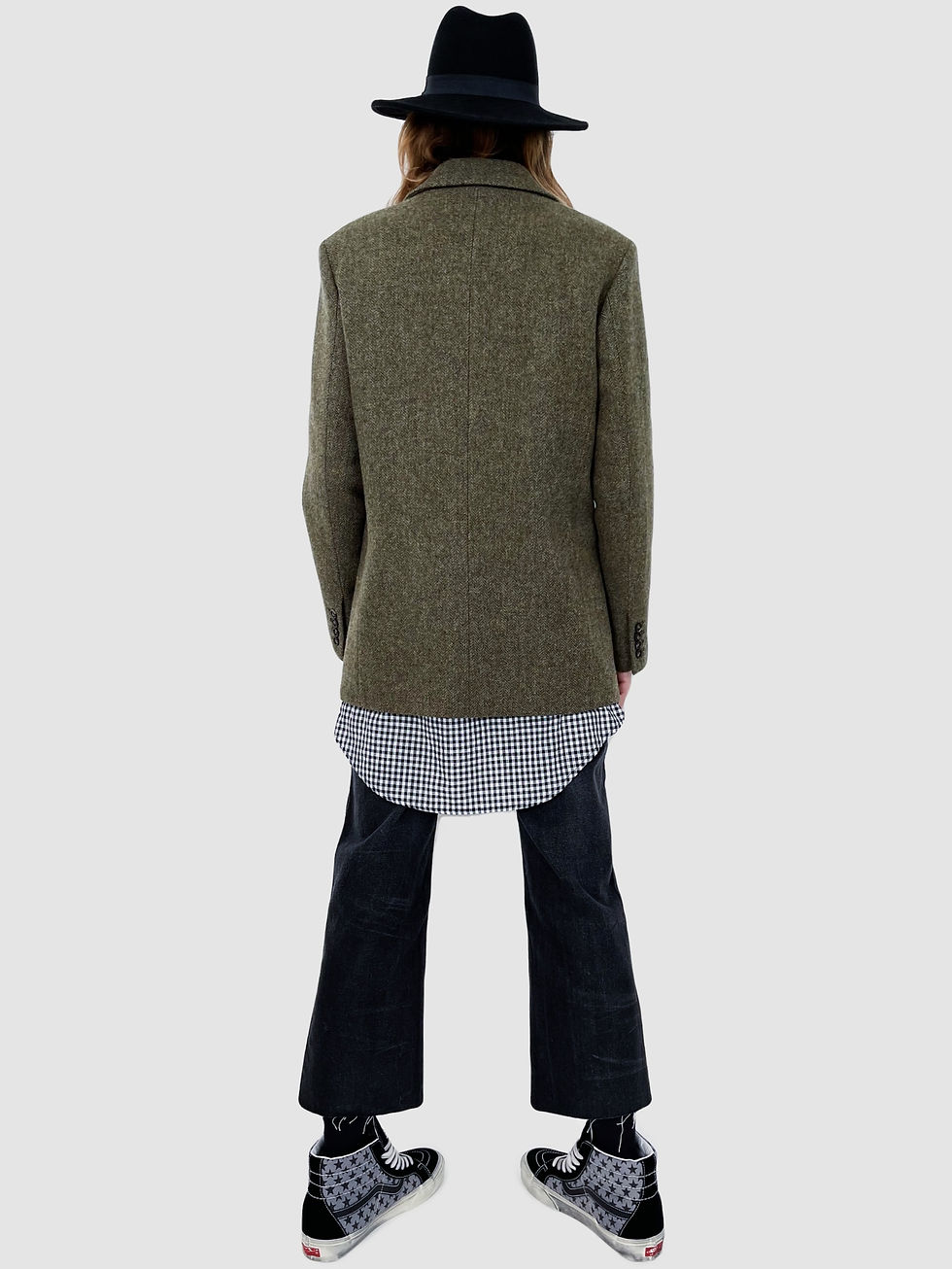Miniature : Blazer Jacket Tweed Kaki