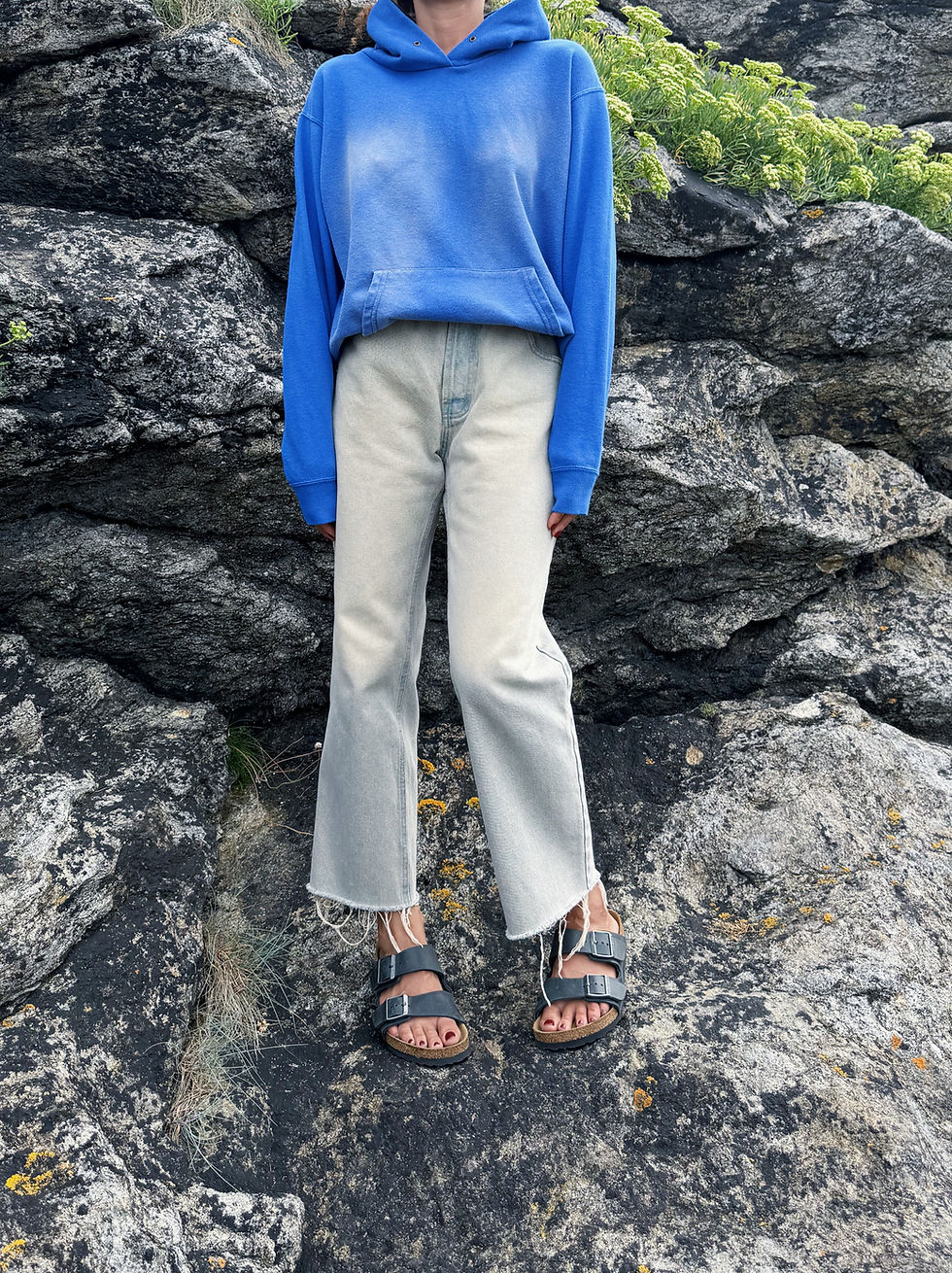 Miniature : Aged Hoodie French Blue