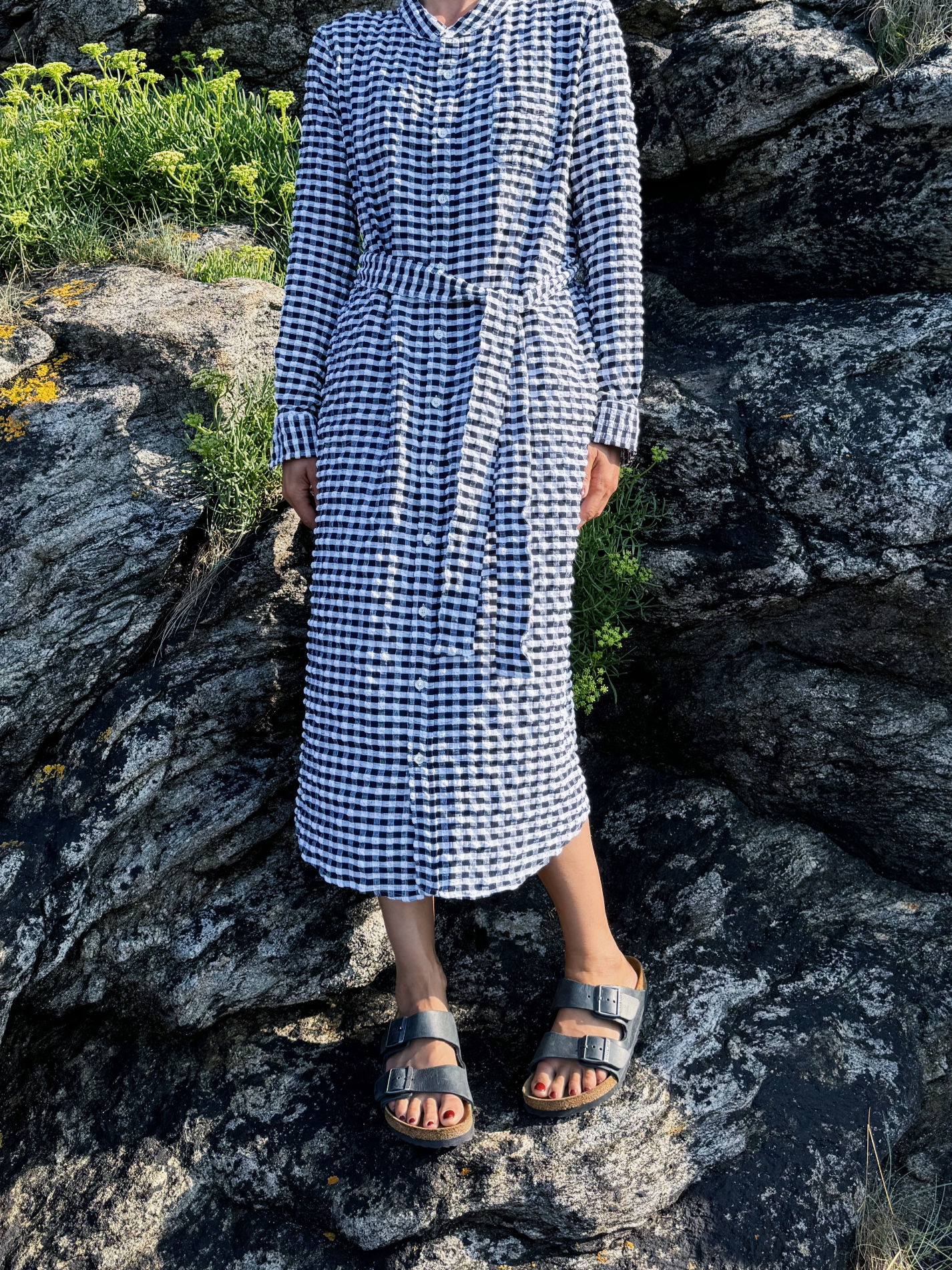 Blouse Big Vichy Love Navy