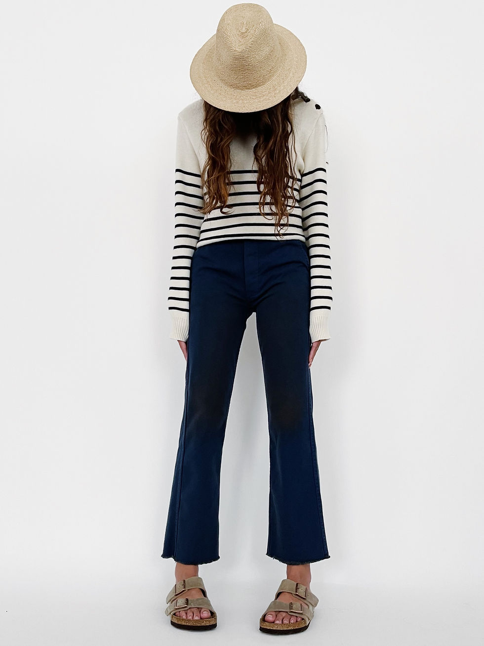 Miniature : Work Pant UK. Blue Brown